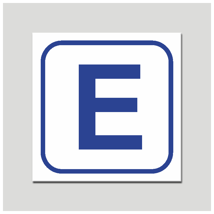 Letra E