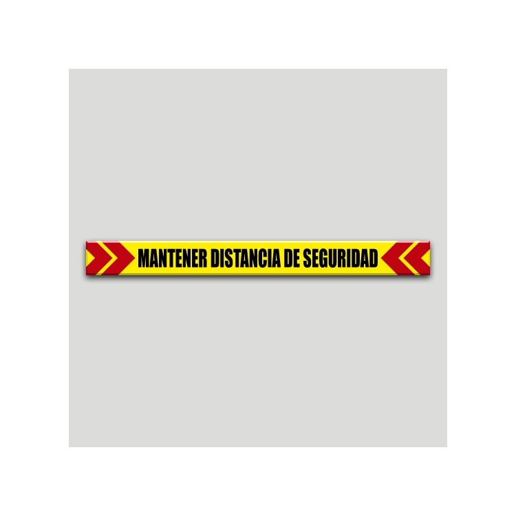 Keep safe distance  (Rough sticker)