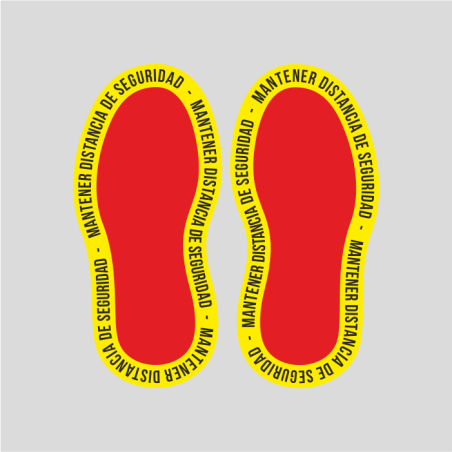 Keep safe distance (Rough sticker) Keep safe distance (Rough sticker)