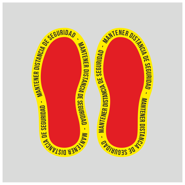 Keep safe distance  (Rough sticker)