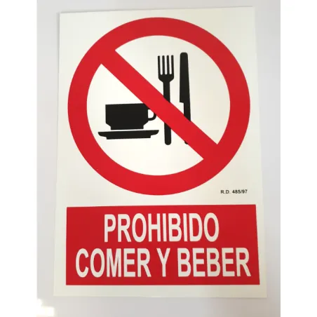 Prohibido comer y beber