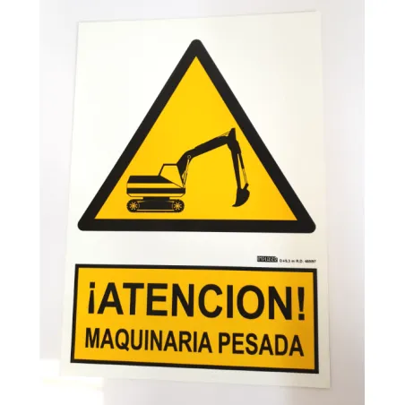 ¡Atención! Maquinaria pesada ¡Atención! Maquinaria pesada