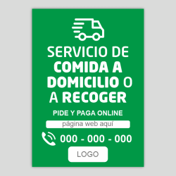 Reparto a domicilio - recoger en tienda - información - Verde