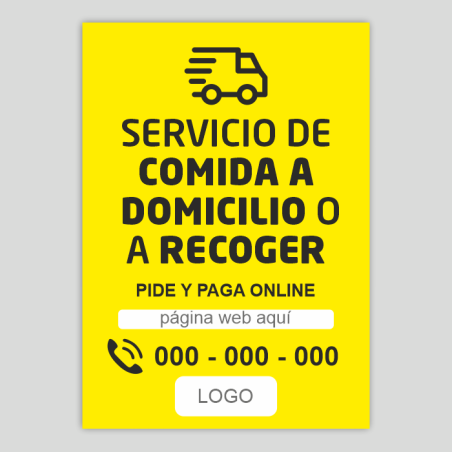 Reparto a domicilio - recoger en tienda - información - Amarillo Reparto a domicilio - recoger en tienda - información - Amarillo