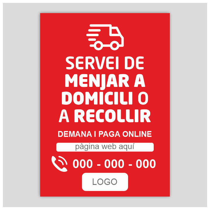 Repartiment a domicili - recollir en botiga - informació