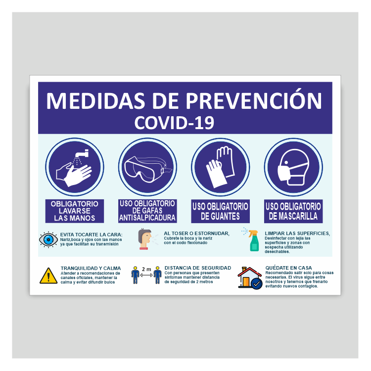 Medidas Covid / Medidas preventivas contra el Coronavirus ...