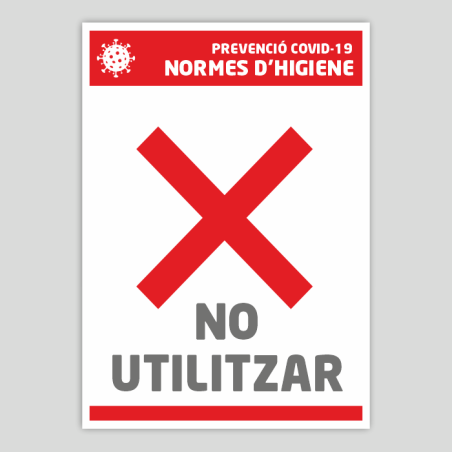 No usar (Normas de higiene)