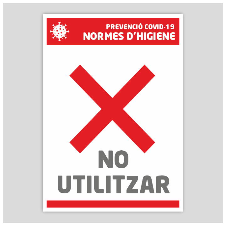 No usar (Normas de higiene)