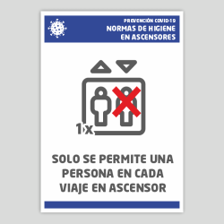 Medidas de higiene en ascensores - COVID-19