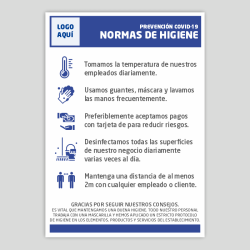 Protocol mesures higiene establiments - Covid-19