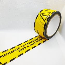 Adhesive tape  Keep a Safe distance 48m x 6cm