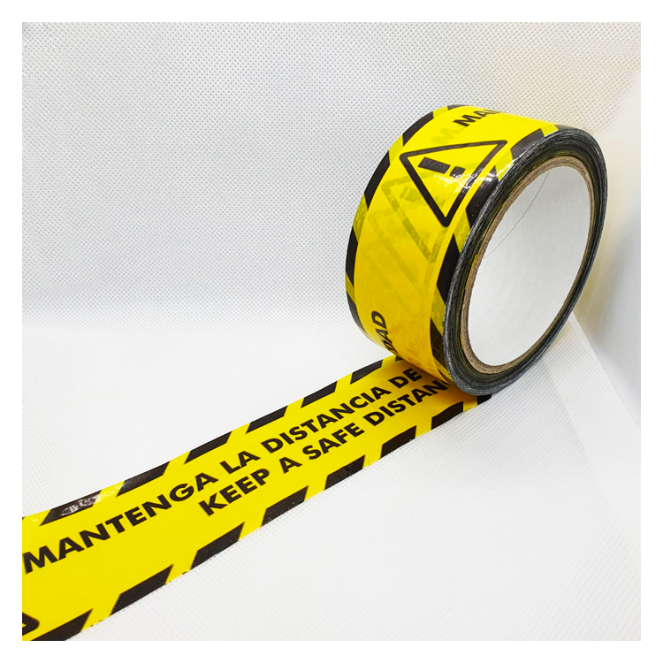 Cinta adhesiva Mantenga la Dsitancia de seguridad - Keep a Safe distance 48m x 6cm