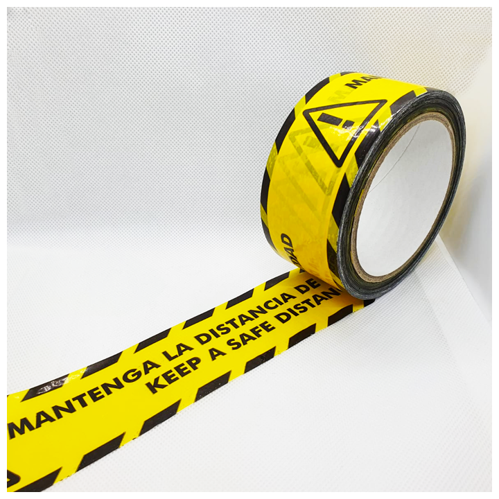 Adhesive tape  Keep a Safe distance 48m x 6cm
