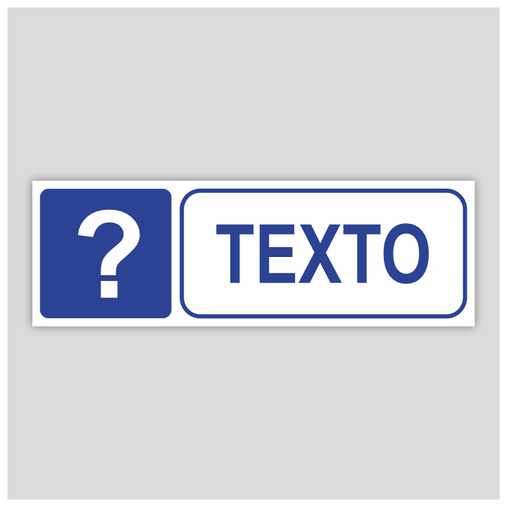 Cartel personalizable informativo