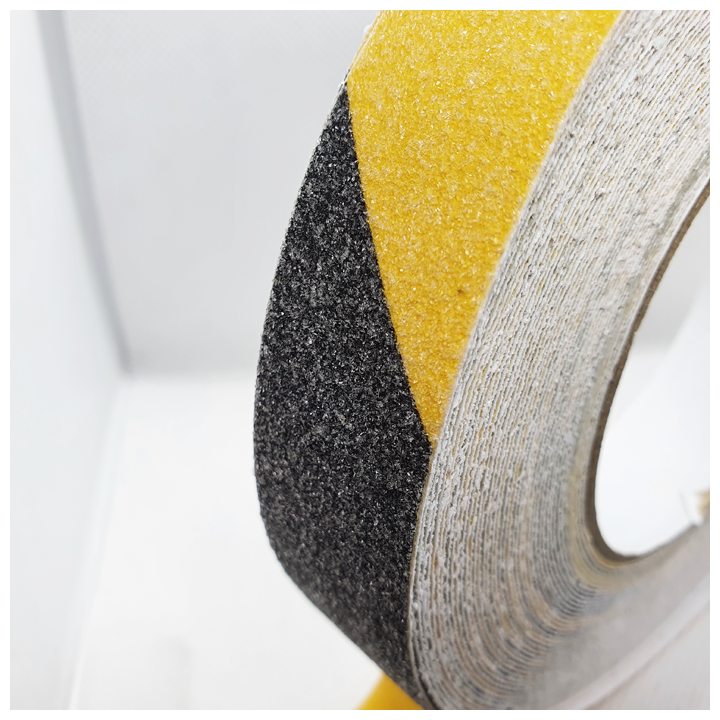 Cinta antideslizante amarillo negro CELLOFIX 25mm x 15m