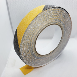 Anti-slip tape yellow black 25mm x 15m