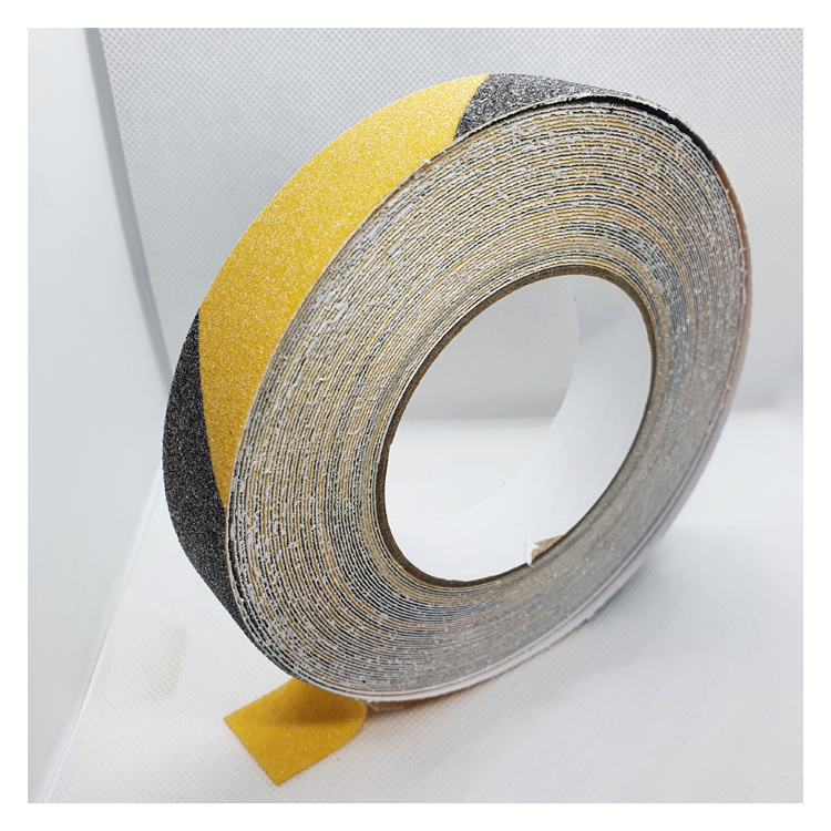 Anti-slip tape yellow black 25mm x 15m