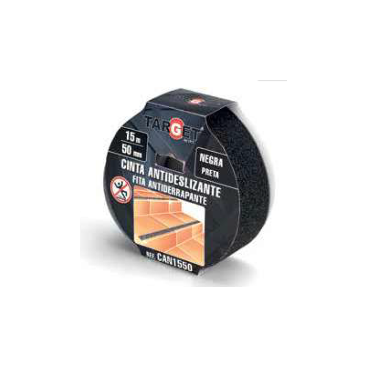 Cinta adhesiva antilliscant Negra 5m x 50mm