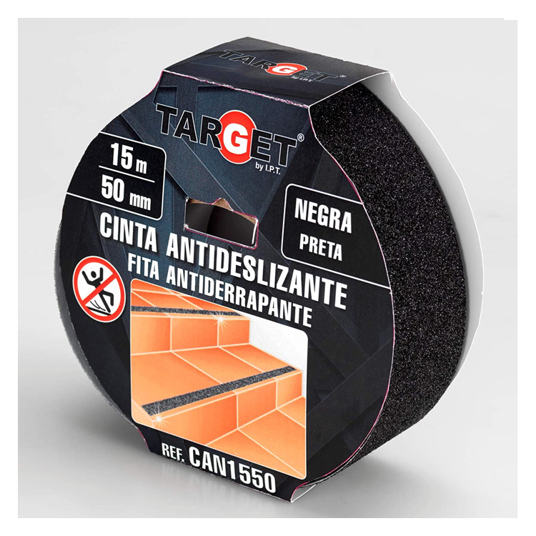 Cinta adhesiva antideslizante Negra 5m x 25mm