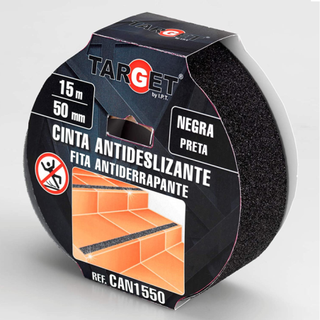 Cinta adhesiva antideslizante Negra 5m x 25mm