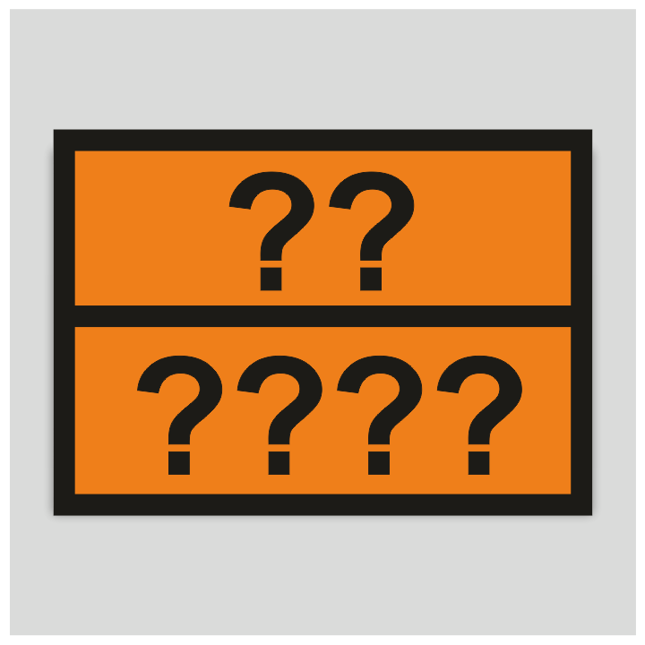 Panel naranja adhesivo personalizable