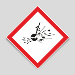 Adhesivo de productos explosivos