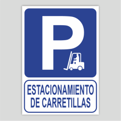 Cartell d'estacionament de carretons