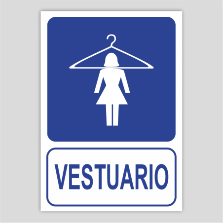 Cartel de vestuario femenino