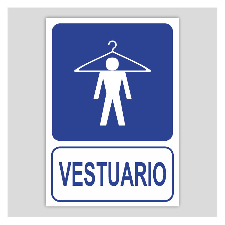 Cartell de vestuari masculí