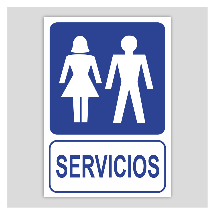 Cartel de servicios