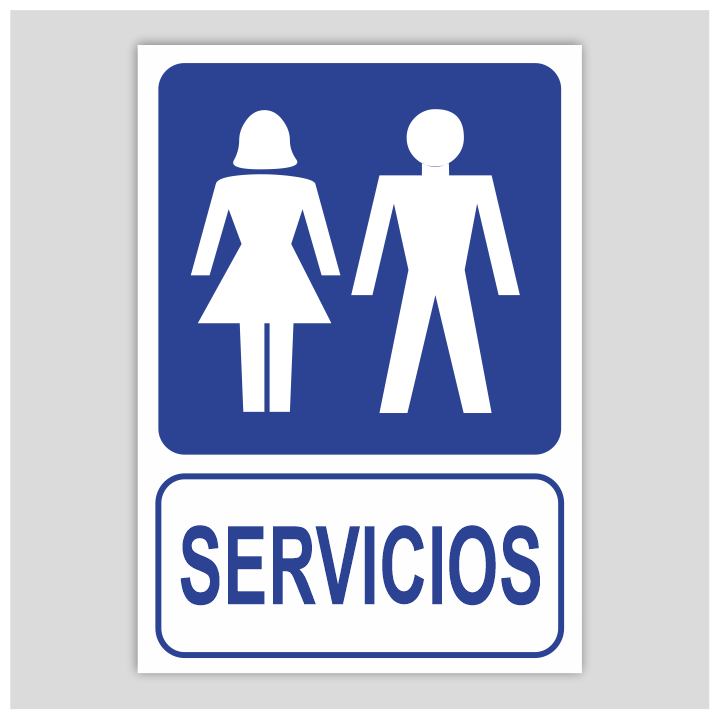 Cartel de servicios