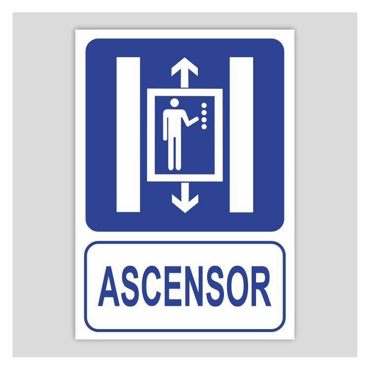 Cartell informatiu d'ascensor