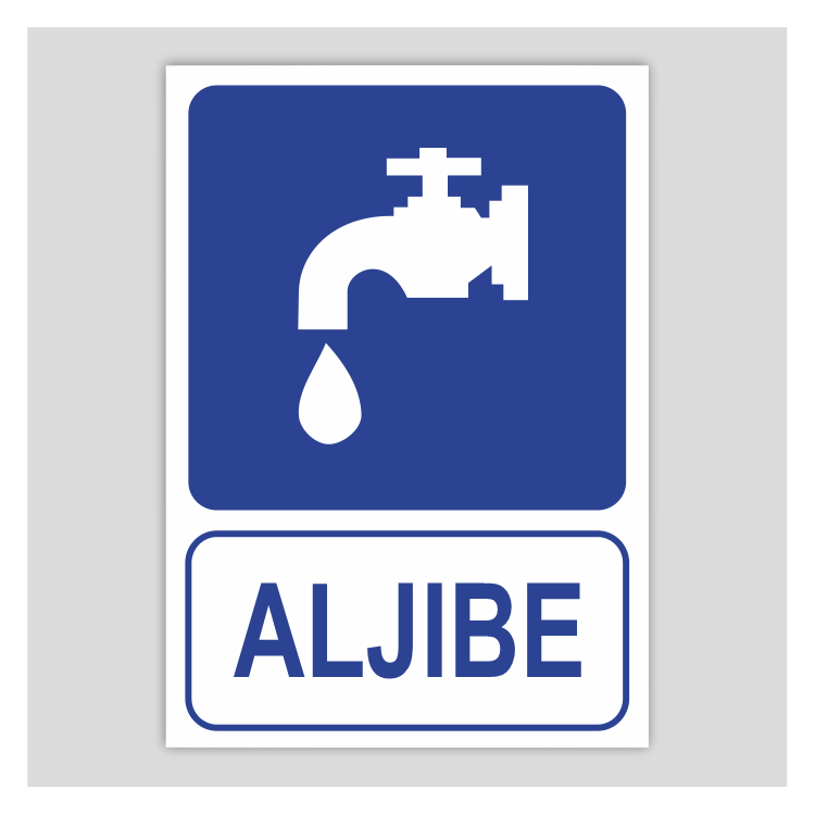 Carte informativo de aljibe