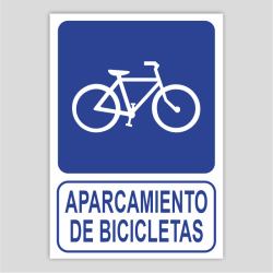 Cartel d'apacament de bicicletes