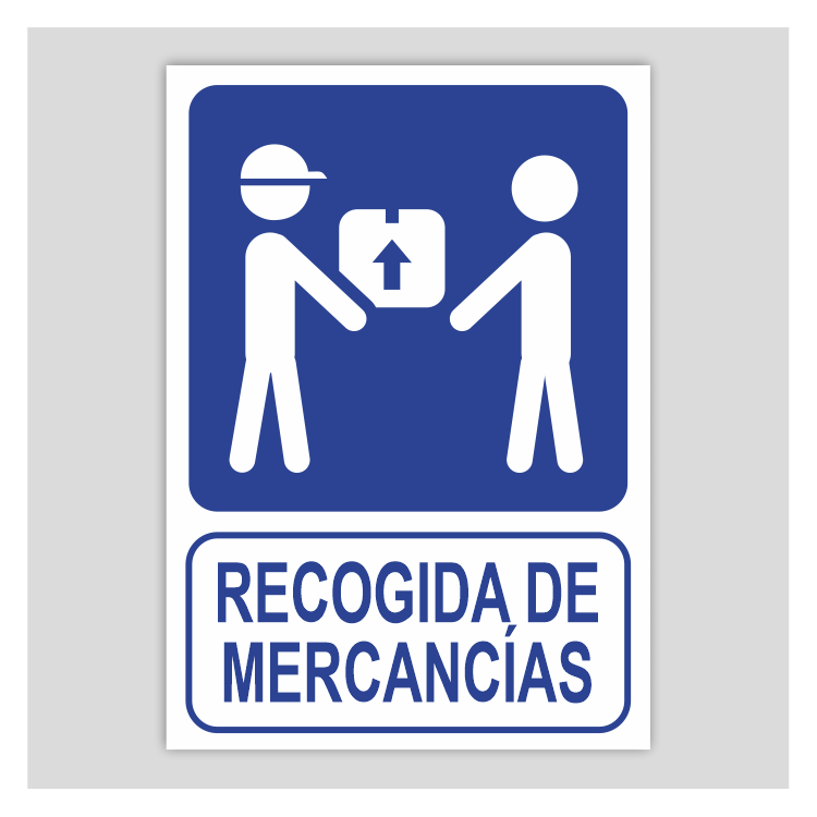 Collection of goods sign