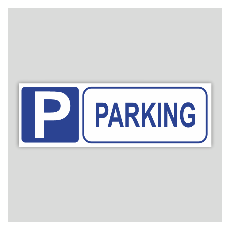 Cartell informatiu de parking