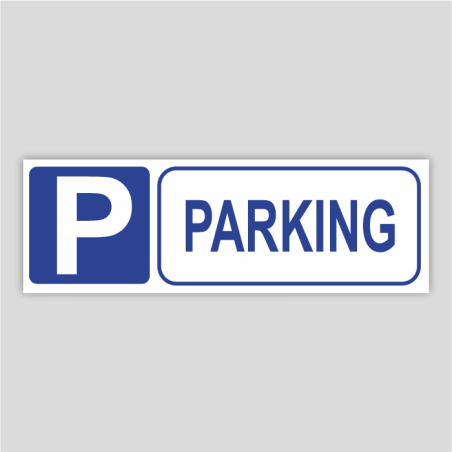 Cartel informativo de Parking