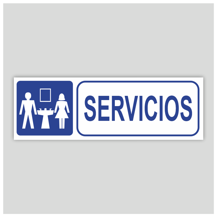 Cartell de servei (lavabo)