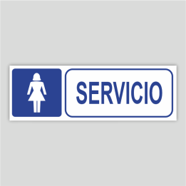 Cartell de servei de senyores