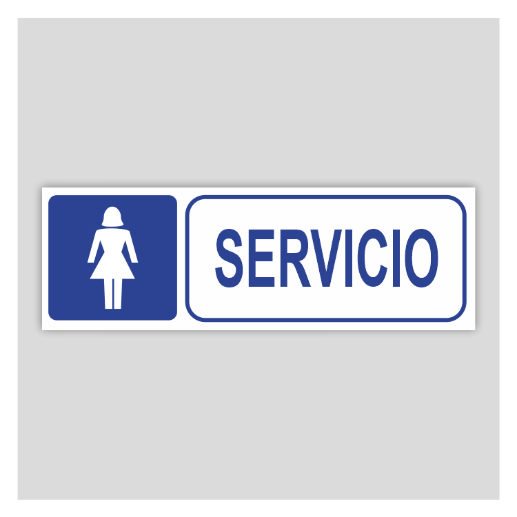 Cartell de servei de senyores