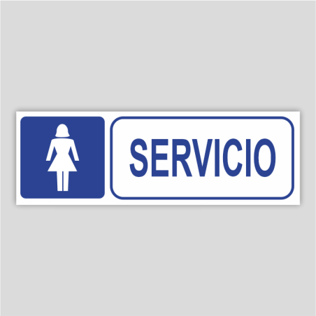 Cartell de servei de senyores