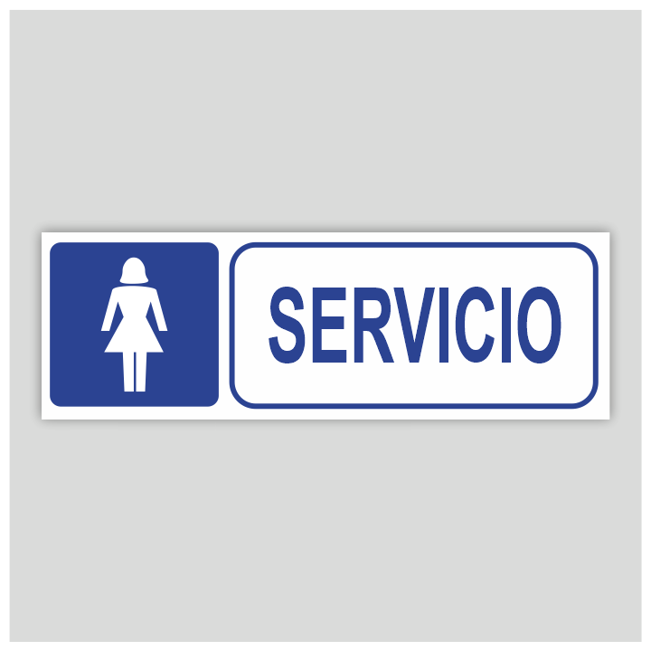 Cartell de servei de senyores