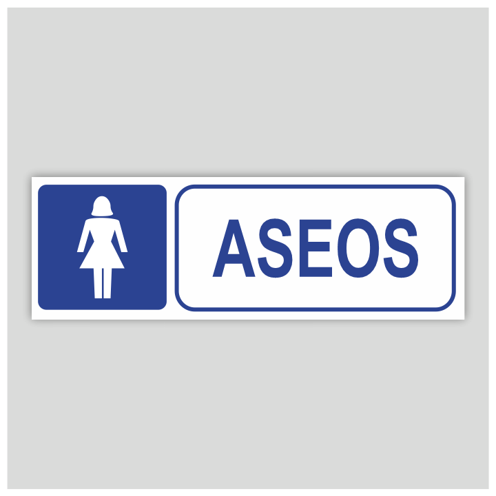 Cartel de aseo femenino
