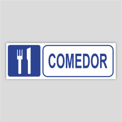 Cartel informativo de Comedor