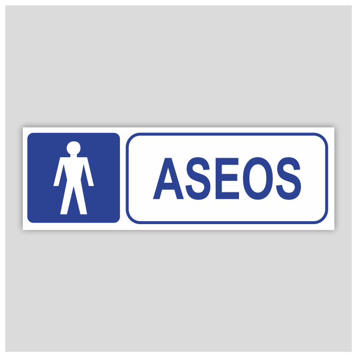 Cartell de lavabo masculí