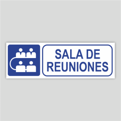 Cartell informatiu de sala de reunions