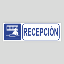 Cartel informativo de Recepción