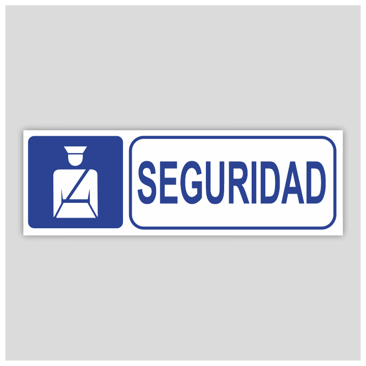 Cartel de puesto de seguridad