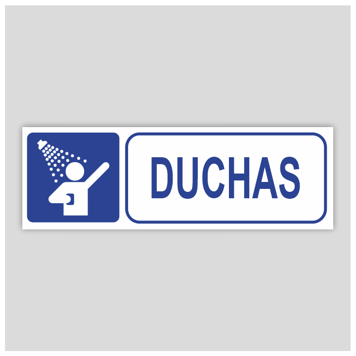 Cartell informatiu de dutxes