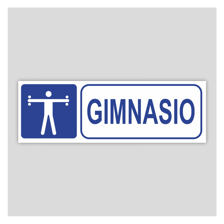 Cartell informatiu de Gimnàs